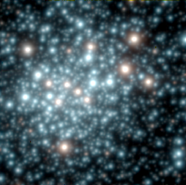RGB imagine of the cluster NGC 330 observed with MUSE